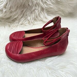 Miz Mooz Red Leather Sandals